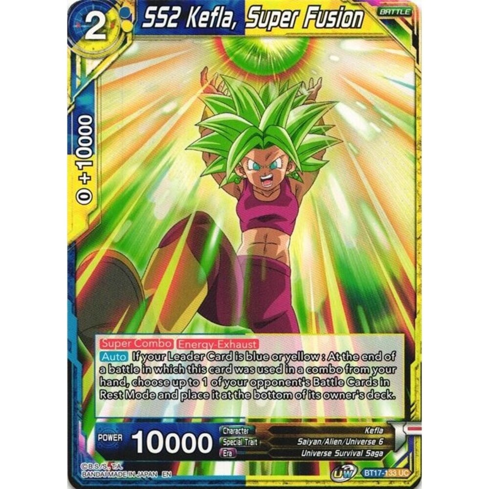 SS2 Kefla, Super Fusion BT17-133 Dragon Ball Super Ultimate Squad